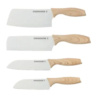 Edelstahl 4-teiliges Küchenmesserset - 5