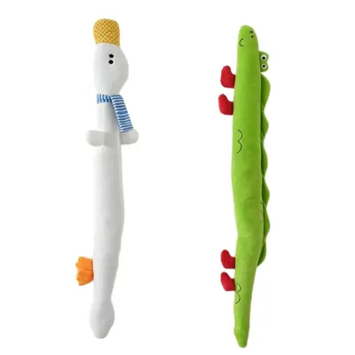 Cartoon Plush Chew Toy for Dogs, Boredom Relief Companion Toy