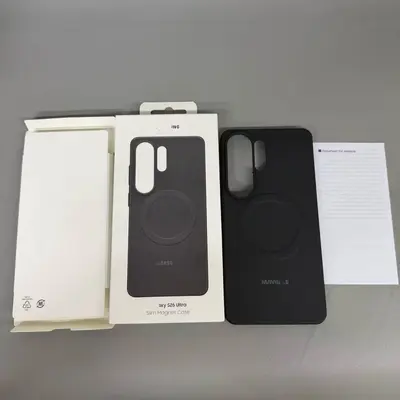 Samsung S26 Ultra Hülle, flüssiges Silikon, magnetisch, Vollfarbe