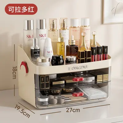 Cosmetics storage box, multi-layer drawer organizer, large capacity - 7