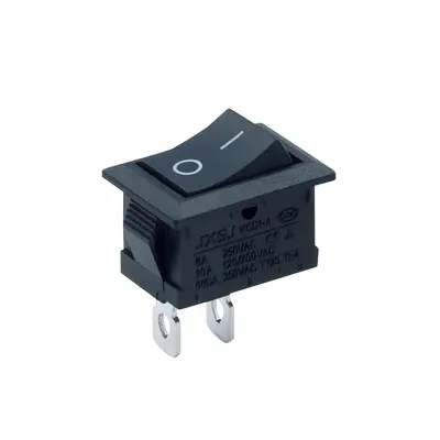Waterproof boat-type rocker power switch with copper contacts, illuminated, 2-4 pole - 7