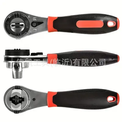 Ayarlanabilir Cırcırlı Açık Uçlu Anahtar 6-22 mm Çok Fonksiyonlu El Aleti