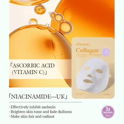 Collagen KORMESIC Hyaluronic Acid & B5 Mask Facial Mask Hydrating Moisturizing Facial Care