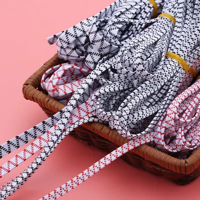 Wholesale Thickened Double-Layer Elastic Band, High-Elasticity Latex Bandage Strap, Flat Wide Elastic Cord, Plain Weave Stretch Webbing, Garment Accessories