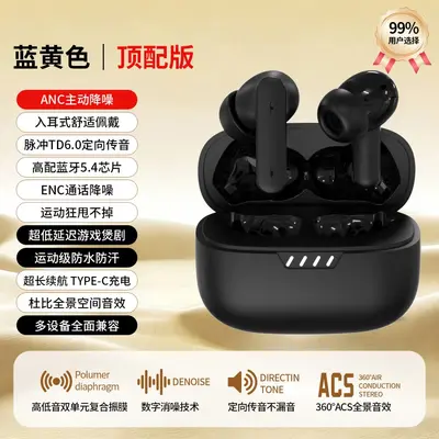 WT01 Wireless Bluetooth Earbuds with ANC Noise Cancelling, JBL Compatible - 10