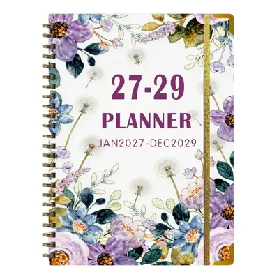 2027-2029 A4 Large Monthly Work Planner Agenda Book and Annual Calendar - 6