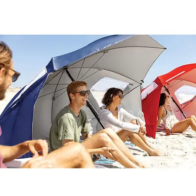 Portable Beach Tent Umbrella with Sunshade and Window, Fishing - 4