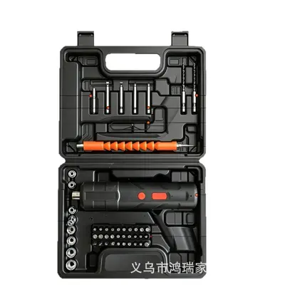 迷你多功能电动螺丝刀套装小型电钻充电式螺丝锂电起子机源头工厂