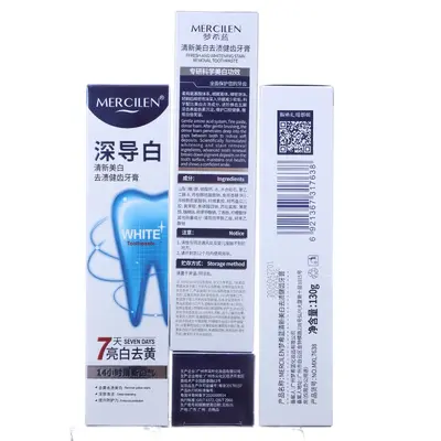 Mengxilan Fresh Breath Whitening Stain Removal Healthy Teeth Toothpaste 130g Tooth Cleaning Paste Removes Yellowing and Bad Breath Manufacturer - 5
