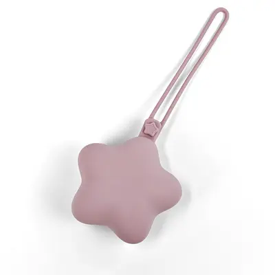 Portable Silicone Pacifier Storage Box, Five-Pointed Star Bag - 9
