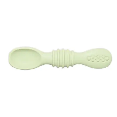Silicone Baby Spoon with Soft Tip, Bite-Resistant, for Toddler Training and Baby Food - 12