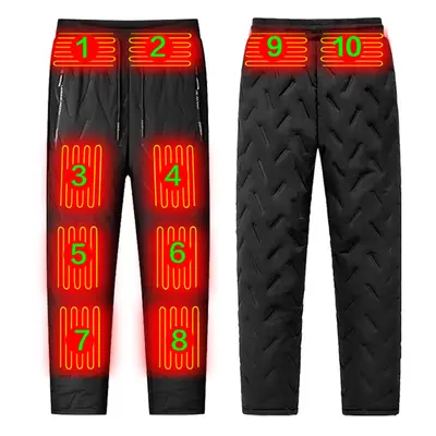 Smarte beheizbare Hose aus Lammfell, 5V Powerbank, Winter