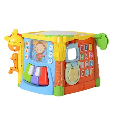 Six-Sided Multifunctional Educational Game Table, Chinese-English