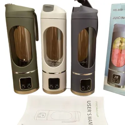 Portable Rechargeable Juice Cup Electric Juicer Mini Blender Cup New Cross-Border Home Use Small Portable Electric