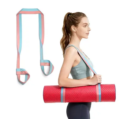 Two-Color Yoga Mat Strap, Binding Strap for Yoga Mats and Blankets - 5