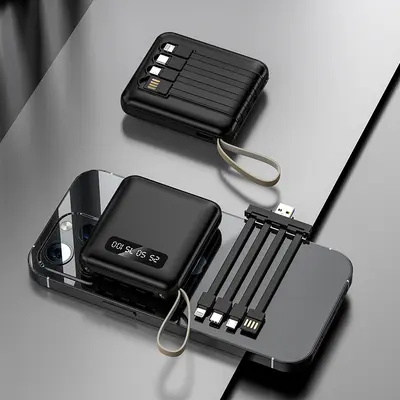 Toptan 3C sertifikalı mini powerbank, 20000mAh büyük kapasiteli mobil güç kaynağı, sınır ötesi hediye özel logo. - 7