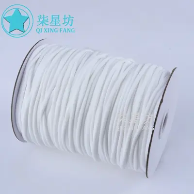 Flat Elastic Band 0.5 mm and 0.3 mm, Oil-Core for Bra Straps and Lingerie - 8