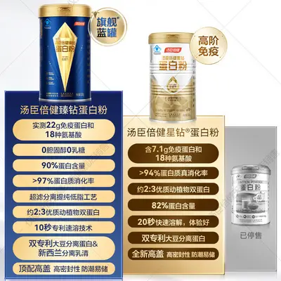 Tanshen Beijian Premium Diamond Protein Powder Blue Can, Gift Box for Elderly - 4