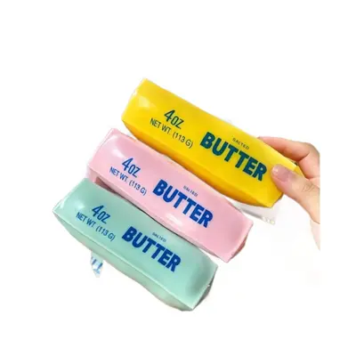 Squishy Block Cheese Stick Toy, Non-Rebound Squeaky Stress Relief