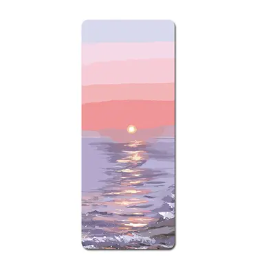 Hindistancevizi PU yoga matı, çift kaymaz, terleme emici
