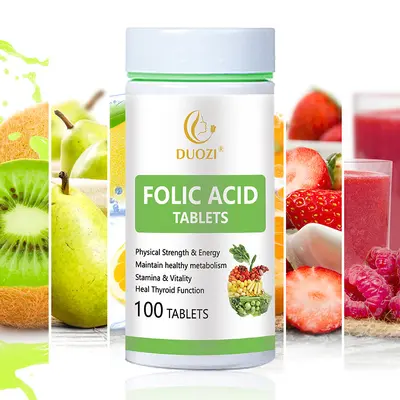 Folic Acid Vitamin Supplement Tablets