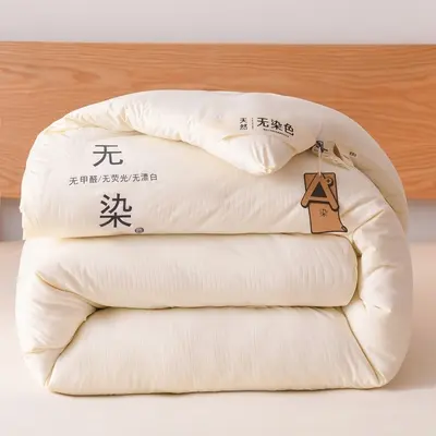 Class A Comforter Soybean Fiber Quilt Spring Autumn 2-in-1 Mother-Child Duvet Student Dormitory Single Person Thickened Winter Quilt Core - 12