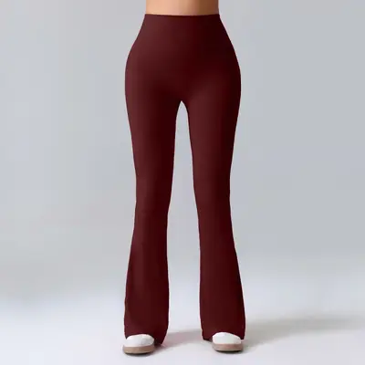 Thin Summer Yoga Pants for Women, Butt-Lifting, Quick-Dry, Flared - 12