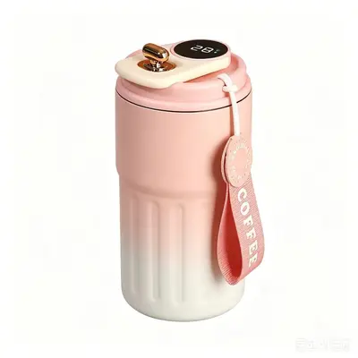 316 Stainless Steel Insulated Cup with Temperature Display, Large Capacity - 12