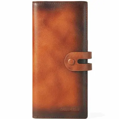 Men's Long Bifold Wallet with Multiple Card Slots, Light Luxury Business Style - 6