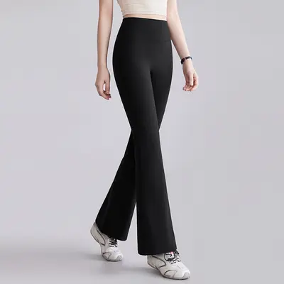 Women's Micro-Flare Yoga Pants, High Waist, Hip-Lifting - 8