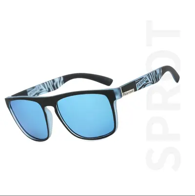 Polarisierte Outdoor-Radbrille für Herren, Retro-Sport, UV-Schutz, D731