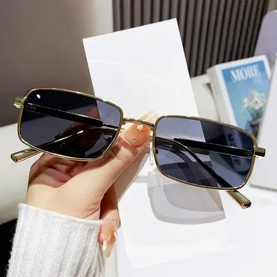Old Money Style Men's Sunglasses, Small Frame, UV Protection - 4