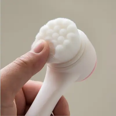 Silikon-Gesichtsreinigungsbürste, manuelle Gesichtsreinigungsbürste, weiche Reinigungsbürste, beidseitige Massagebürste, Tiefenreinigung.