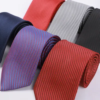 Erkek Jakarlı Kravat 8 cm, El Bağlamalı, Düğün Kravatı