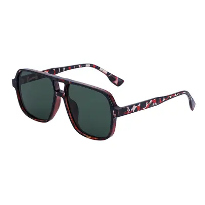 Retro Double-Bridge Men's Sunglasses, Large-Frame Driving Style, UV Protection - 9