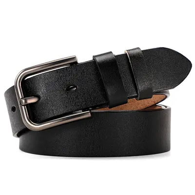 New men's vintage genuine leather pin buckle belt foreign trade cross-border comfortable fashion pants belt factory direct supply ready stock