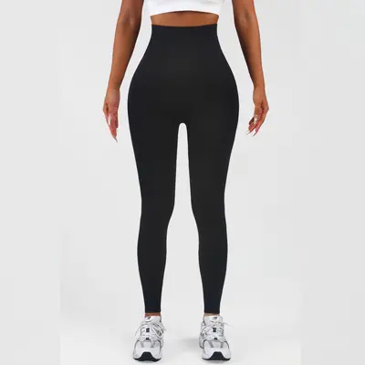 Women's Seamless Peach Butt Yoga Pants, Quick-Drying, Belly Control - 12