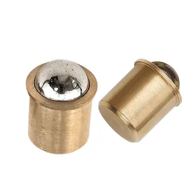 Pure Copper KTV Door Stopper, Spring Bead Latch for Wooden Doors and Drawers - 5