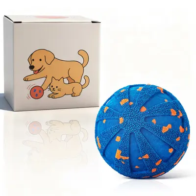 Automatic Dog Walking Ball, Chew-Resistant Bouncing Dog Toy for Medium and Large Dogs - 7