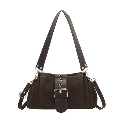 Women's Underarm Bag, Retro Shoulder Bag with Crossbody Strap - 6