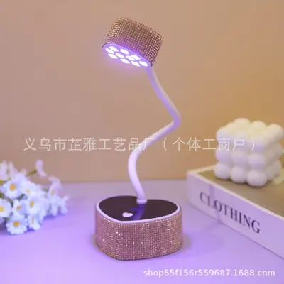 Tırnak lambası UV/LED, 30W, pembe kalp şekli, şarjlı - 8