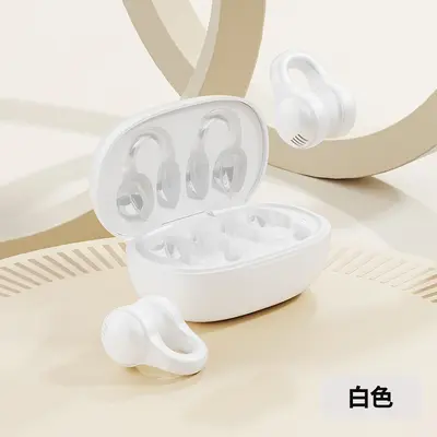 New Clip-On Non-Bone Conduction Wireless Bluetooth Open-Ear Earbuds with Smart LED Display and Extended Battery Life - 11