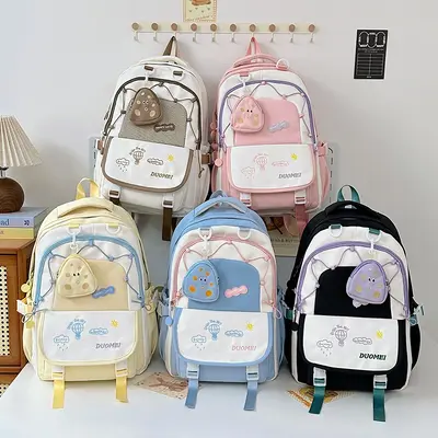 Japanese Style School Backpack for Elementary and Middle School Girls - 5