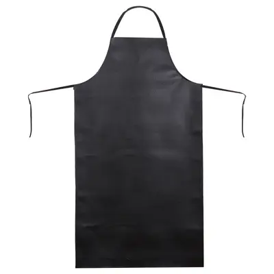 Industrial Work Apron Waterproof Oil-Proof Apron Waist Apron Kitchen Canteen Restaurant Extended PVC Leather Apron Industrial Neck-Hanging Apron