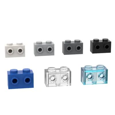 Compatible 1x2 Building Block 11211, Single-Side Studs - 3