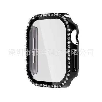 Apple S10 saat koruyucu kılıfı için uygundur AppleWatch10 elmas kaplı Apple saat koruyucu kılıf filmi entegre - 8