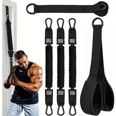 Resistance Rope Expander, Sit-Up Assist Home Fitness Band - 8