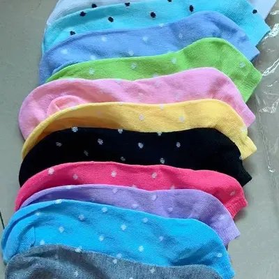 Women's Moisture-Wicking Short Socks, Solid Color, Summer Style