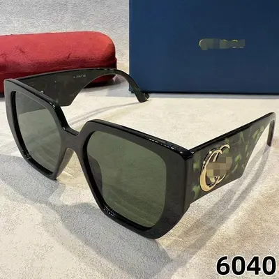 Square Frame Retro Sunglasses for Men and Women, Large Frame - 4