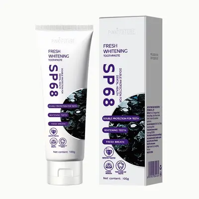PINK FUTURE SP68 oothpaste 跨境美白牙膏校正牙色去黄清新口气
